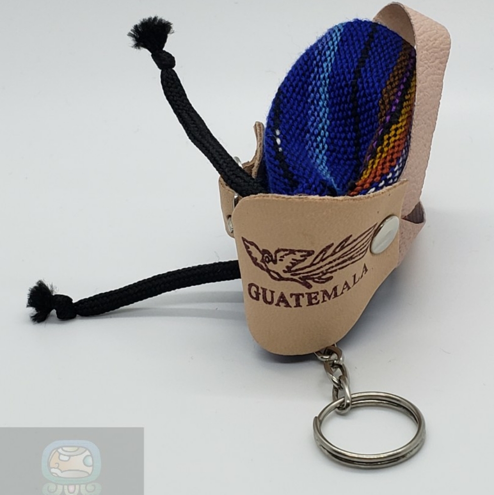 Guatemalan Backpack Keychain - Picture 2 of 2